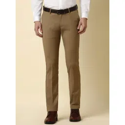 Allen Solly Brown Slim Fit Trousers-picture-32