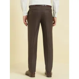 Allen Solly Brown Slim Fit Trousers image 2