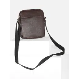 Allen Solly Brown Textured Cross Body Bag-picture-37