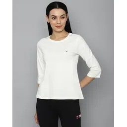 allen solly Crew-Neck T-Shirt with Logo Embroidery-picture-22