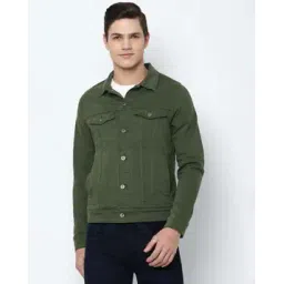 allen solly Denim Jacket with Full Sleeves-picture-46