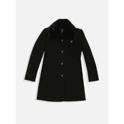 Allen Solly Girls Black Cotton Solid Full Sleeves Jacket-picture-22