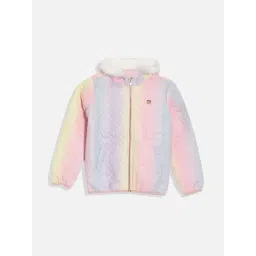 Allen Solly Girls Multicolor Self Full Sleeves Jacket-picture-12