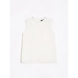 Allen Solly Girls Textured Cotton Top-picture-11