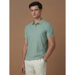 Allen Solly Green Cotton Regular Fit Polo T-Shirt-picture-41
