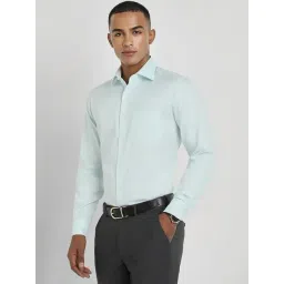 Allen Solly Green Cotton Regular Fit Shirt-picture-41
