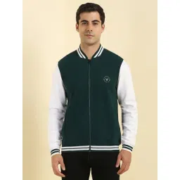 Allen Solly Green Cotton Regular Fit Sweatshirt-picture-45