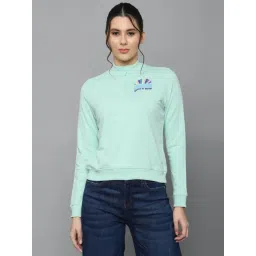 Allen Solly Green Cotton Sweatshirt-picture-37