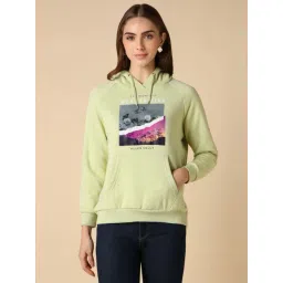 Allen Solly Green Printed Hoodie-picture-32