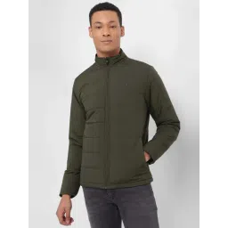 Allen Solly Green Regular Fit Quilted Jacket-picture-35