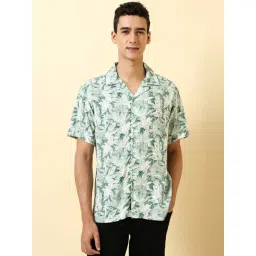 Allen Solly Green Relaxed Fit Printed Shirt-picture-24