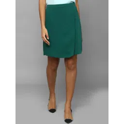 Allen Solly Green Shift Skirt-picture-30