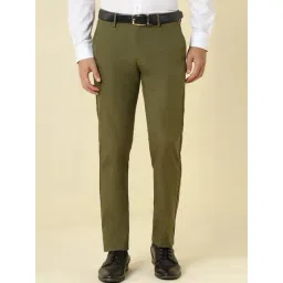 Allen Solly Green Slim Fit Trousers-picture-41