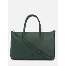 Allen Solly Green Solid Medium Handbag-picture-18