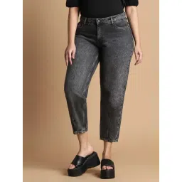 Allen Solly Grey Cotton Mid Rise Jeans-picture-26