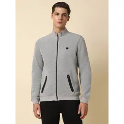 Allen Solly Grey Cotton Regular Fit Jacket-picture-44