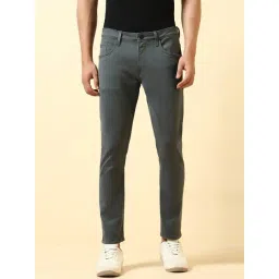 Allen Solly Grey Cotton Slim Fit Jeans-picture-33