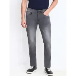 Allen Solly Grey Cotton Slim Fit Jeans-picture-28