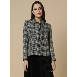 Allen Solly Grey Printed Jacket-picture-22