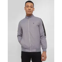 Allen Solly Grey Regular Fit Striped Jacket-picture-37