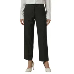 Allen Solly Grey Regular Fit Trousers-picture-13