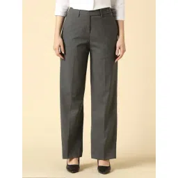 Allen Solly Grey Regular Fit Trousers-picture-41