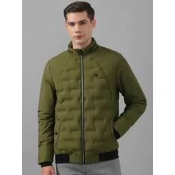 Allen Solly Hooded Long Sleeves Cotton Bomber Jacket-picture-41