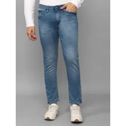 Allen Solly Jeans Blue Cotton Slim Fit Jeans-picture-32