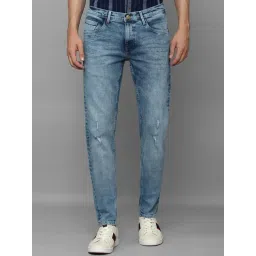 Allen Solly Jeans Blue Slim Fit Distressed Jeans-picture-24