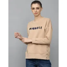 Allen Solly Khaki Printed Sweatshirt-picture-21