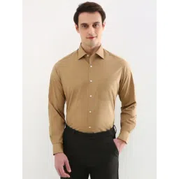 Allen Solly Khaki Regular Fit Shirt-picture-16
