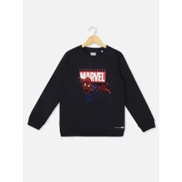 Allen Solly Kids Black Embellished Full Sleeves Sweatshirt-picture-30