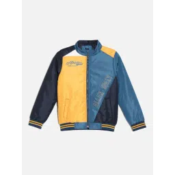 Allen Solly Kids Multicolor Color Block Full Sleeves Jacket-picture-34