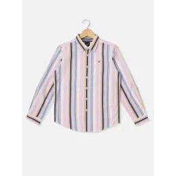 Allen Solly Kids Multicolor Striped Full Sleeves Shirt-picture-37