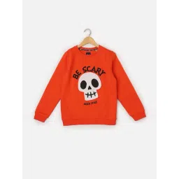 Allen Solly Kids Red Printed Full Sleeves Sweatshirt-picture-20