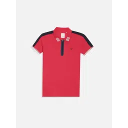Allen Solly Kids Red Regular Fit Polo T-Shirt-picture-20