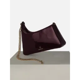 Allen Solly Maroon Solid Free Size Tote Handbag-picture-35