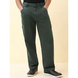 Allen Solly Men Baggy Mid-Rise Cotton Jeans-picture-20