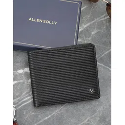allen solly Men Black Genuine Leather Wallet-picture-36