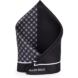 allen solly Men Black Party Pocket Square-picture-34