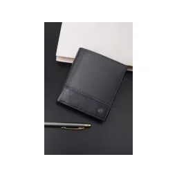 Allen Solly Men Black Solid Genuine Leather Wallet-picture-14