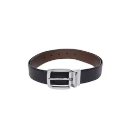 Allen Solly Men Black Textured Leather Belt-picture-35