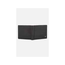 Allen Solly Men Black Textured Leather Wallet-picture-32