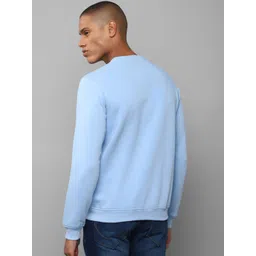 Allen Solly Men Blue Cotton Printed Sweatshirt image 2