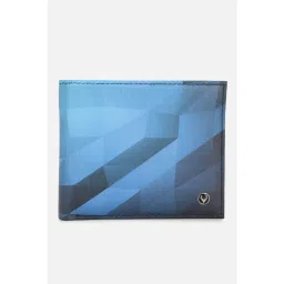 Allen Solly Men Blue Printed Leather Wallet-picture-11