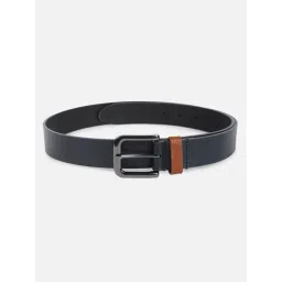 Allen Solly Men Blue Textured Leather Belt and Wallet-picture-15