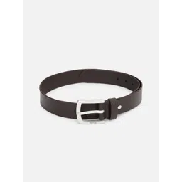 Allen Solly Men Brown Textured Leather Formal Belt-picture-28