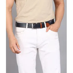 allen solly Men Casual Blue Genuine Leather Belt-picture-11