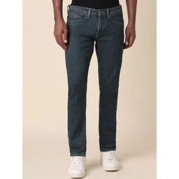 Allen Solly Men Clean Look Dark Shade No Fade Mid-Rise Slim Fit Non Stretchable Jeans-picture-36