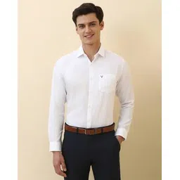allen solly Men Collar Cotton Slim Fit Shirt-picture-13